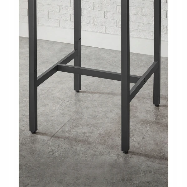 Stół barowy kuchenny loft VASAGLE 60 x 60 x 90 cm szaro-czarny