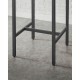 Stół barowy kuchenny loft VASAGLE 60 x 60 x 90 cm szaro-czarny