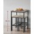 Stół barowy kuchenny loft VASAGLE 60 x 60 x 90 cm szaro-czarny