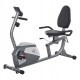Rower treningowy magnetyczny 8 poziomów LCD HOMCOM szaro-srebrny