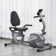 Rower treningowy magnetyczny 8 poziomów LCD HOMCOM szaro-srebrny