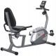 Rower treningowy magnetyczny 8 poziomów LCD HOMCOM szaro-srebrny