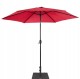 Podstawa parasola 21,5 kg na kółkach regulowana 41/49 mm COSTWAY czarna