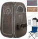 Przenośna sauna parowa 1000W 3L namiot sauna domowa 1-2 osoby COSTWAY