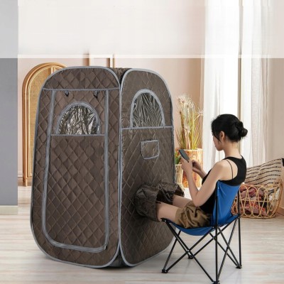 Przenośna sauna parowa 1000W 3L namiot sauna domowa 1-2 osoby COSTWAY