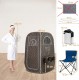 Przenośna sauna parowa 1000W 3L namiot sauna domowa 1-2 osoby COSTWAY