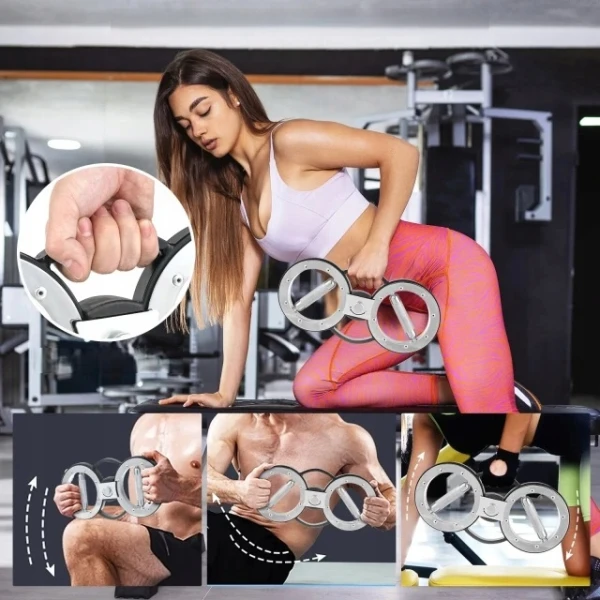 Burn Machine COSTWAY 5,4 kg trening rąk regulowany opór fitness