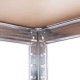 Regał metalowy SONGMICS zestaw 2 szt. 5 poziomów do 875 kg srebrny
