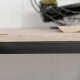 Zestaw barowy stół + 2 krzesła HOMCOM kolor naturalny industrialny loft