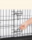 Klatka dla psa FEANDREA XL składana metalowa 107 x 70 x 77,5 cm czarna
