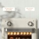 Mini piekarnik 1000W 10L z termoobiegiem kremowy HOMCOM