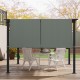 Wymienny dach do pergoli 3 x 3 m UV30+ ciemnoszary Outsunny