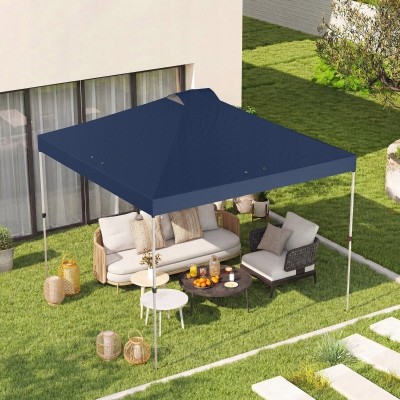 Zapasowy dach pawilonu Outsunny 3 x 3 m UV50+ wodoodporny niebieski