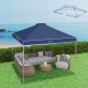 Zapasowy dach pawilonu Outsunny 3 x 3 m UV50+ wodoodporny niebieski