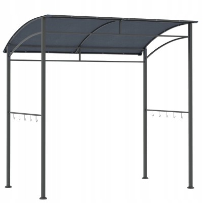 Pawilon grillowy Outsunny zadaszenie grilla 215 x 150 cm szary