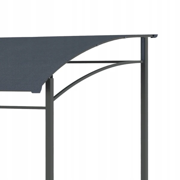 Pawilon grillowy Outsunny zadaszenie grilla 215 x 150 cm szary