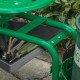 Wózek ogrodowy z siedziskiem Outsunny regulowany do 150 kg zielony