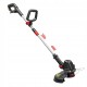 Podkaszarka akumulatorowa 100W Outsunny 2w1 regulowany uchwyt srebrna