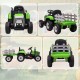Elektryczny traktor z przyczepą dla dzieci HOMCOM 12V pilot 3-6 lat zielony