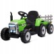 Elektryczny traktor z przyczepą dla dzieci HOMCOM 12V pilot 3-6 lat zielony