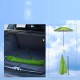 Parasol plażowy z pokrowcem Outsunny Ø185 cm UV30+ regulowany zielony