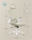 Ergonomiczny fotel biurowy SONGMICS regulowany, obrotowy, beżowy