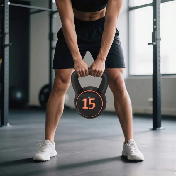 Zestaw kettlebell 3 szt. 2,2 kg 4,5 kg 6,8 kg SPORTNOW