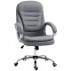 Fotel biurowy Vinsetto ergonomiczne krzesło obrotowe szare do 120 kg