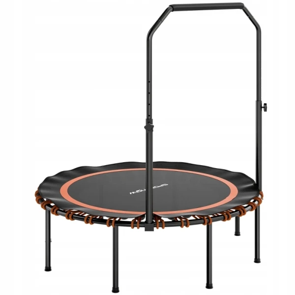 Trampolina fitness SPORTNOW z uchwytem składana Ø114 cm do 200 kg