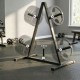 Stojak na talerze SPORTNOW do 200 kg na obciążenia 2,5 cm czarny
