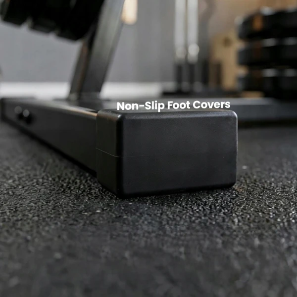 Stojak na talerze SPORTNOW do 200 kg na obciążenia 2,5 cm czarny