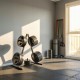 Stojak na talerze SPORTNOW do 200 kg na obciążenia 2,5 cm czarny