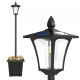 Lampa solarna ogrodowa Outsunny 160 cm LED IP44 czarna