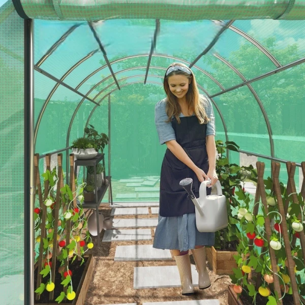 Szklarnia ogrodowa Outsunny tunel foliowy 3 x 2 m zielony