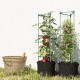 Podwyższona donica z kratownicą do pomidorów 120 cm Outsunny zestaw 3 szt.