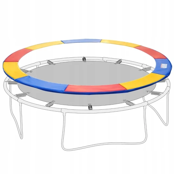 Osłona sprężyn do trampoliny HOMCOM Ø244 cm kolorowa