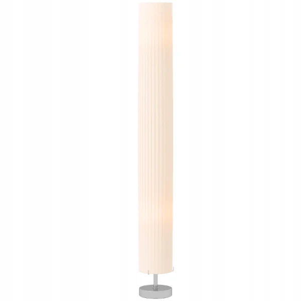 Lampa podłogowa z abażurem HOMCOM 120 cm E27 stojąca biała
