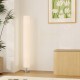 Lampa podłogowa z abażurem HOMCOM 120 cm E27 stojąca biała