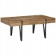 Stolik kawowy prostokątny HOMCOM 105 x 60 cm industrialny MDF