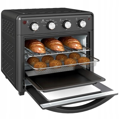 Mini piekarnik z termoobiegiem HOMCOM 30 L 1600 W czarny