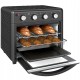 Mini piekarnik z termoobiegiem HOMCOM 30 L 1600 W czarny