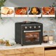 Mini piekarnik z termoobiegiem HOMCOM 30 L 1600 W czarny