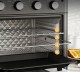 Mini piekarnik z termoobiegiem HOMCOM 30 L 1600 W czarny