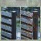 Płot ogrodowy Outsunny 2 panele metalowy czarny 152 cm
