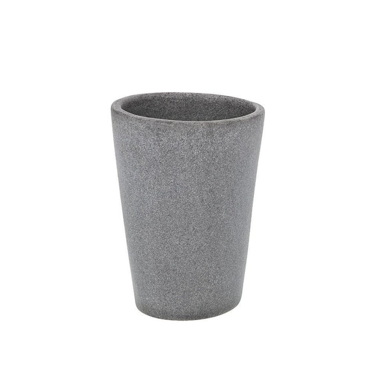 Kubek na szczoteczki do zębów Wenko Pebble Stone szary kamienny