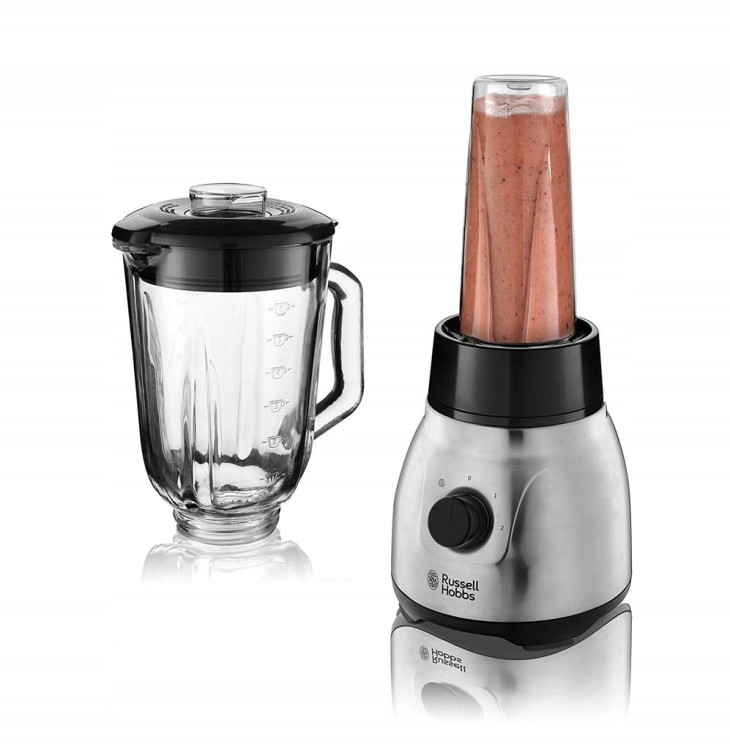 Blender kielichowy + bidon 2w1 Russell Hobbs 23821-56 600W