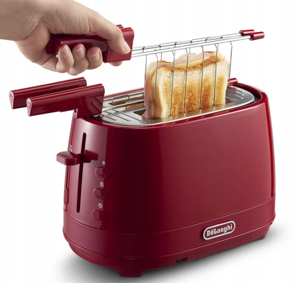 Toster De'Longhi CTLAP2203.R czerwony 550 W