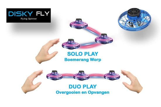 Latający spinner Disky Fly