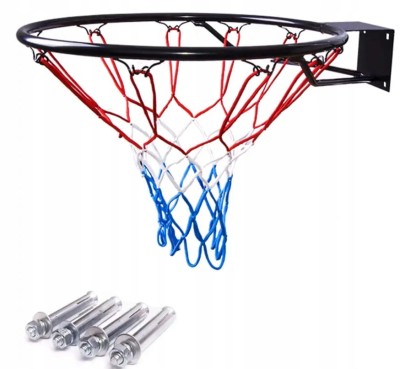 Obręcz do koszykówki Angel Sports 45 cm z siatką
