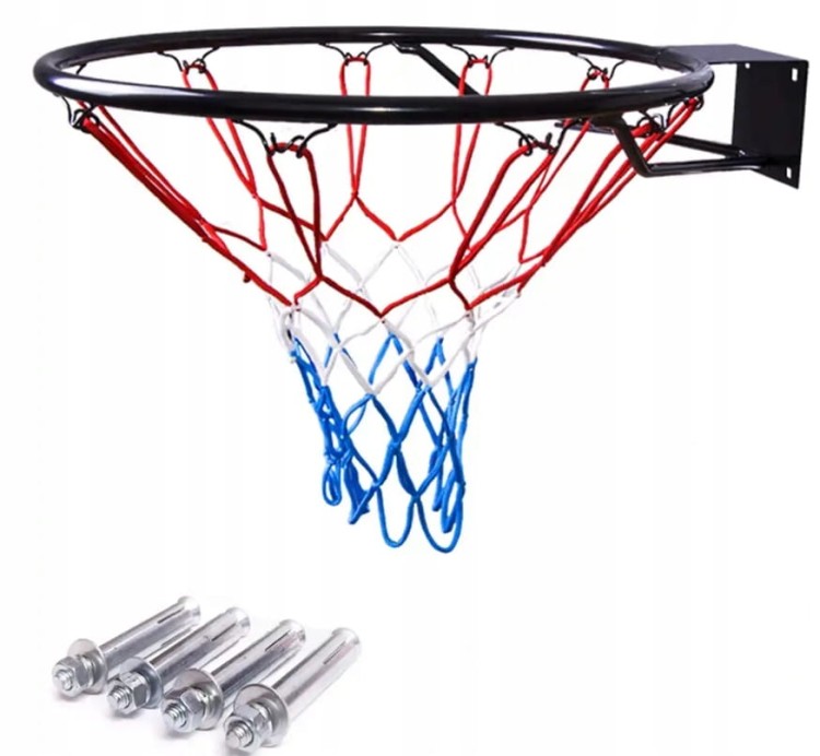 Obręcz do koszykówki Angel Sports 45 cm z siatką